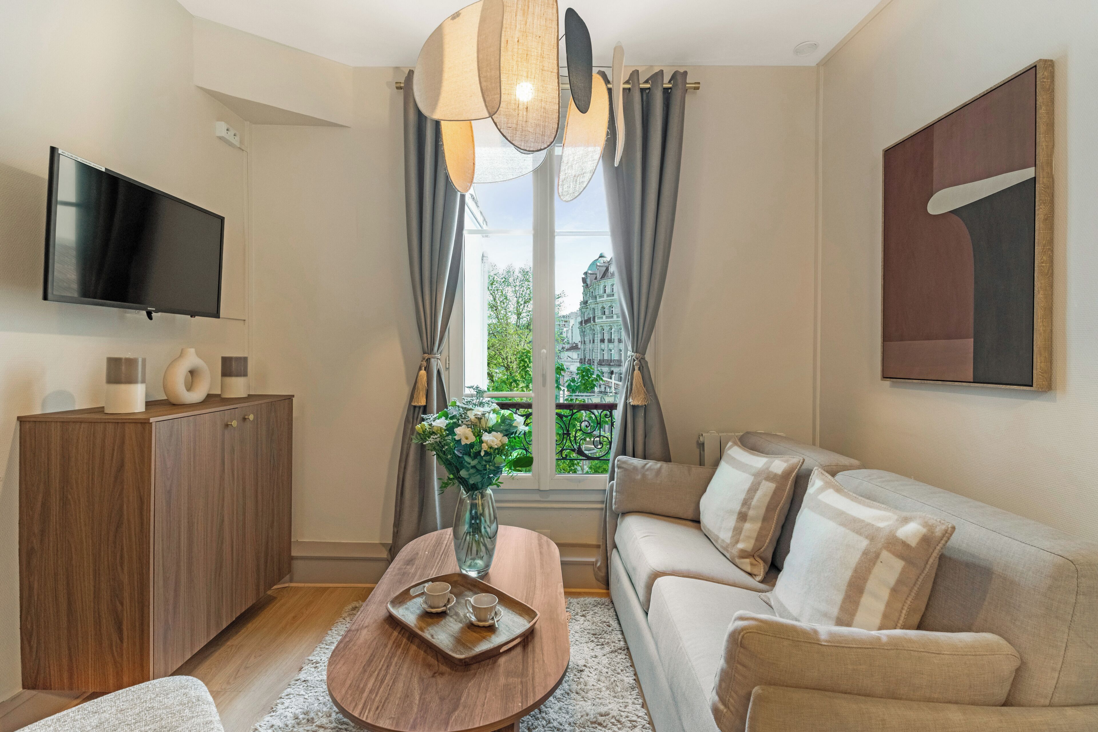 Comfort-Apartment, Stadtblick | Wohnbereich