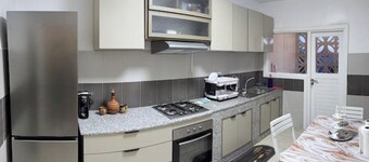 Bright apartment with sea view, terrace and swimming pool