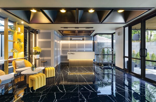 Lobby sitting area