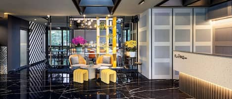 Lobby sitting area