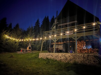 “A cozy rustic cabin with modern touches and beautiful views, the perfect escape