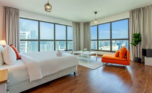 พรีเมียมอพาร์ทเมนท์, วิวท่าเรือ | ตู้นิรภัยในห้องพัก, ผ้าม่านกันแสง, เตารีด/โต๊ะรีดผ้า, Wi-Fi ฟรี