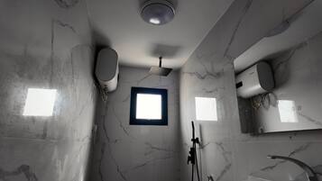 Free toiletries, hair dryer, towels, soap