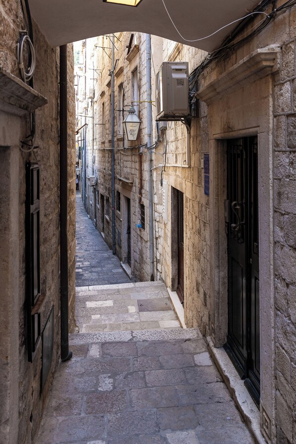 Front of property - evening/night