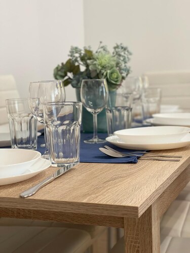 Room for 2 people with WC Living Room and Kitchen