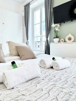 Iron/ironing board, travel cot, free WiFi, bed sheets - 1586 Hauteville (Paris)