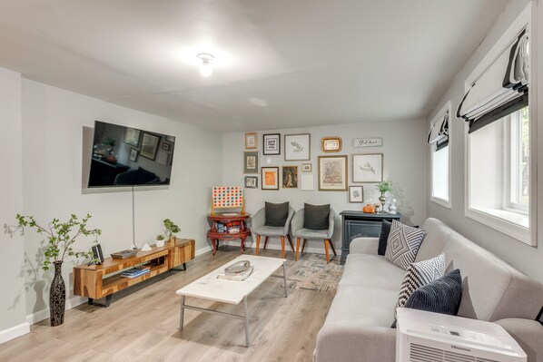 House (4 Bedrooms) | Front of property - Game Room & Deck: Family Home in Tobyhanna! (Tobyhanna)