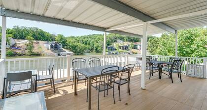 Dock Access + Lake View: Sunrise Beach Escape