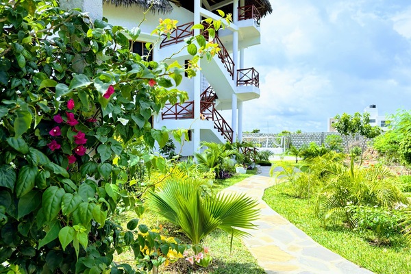 View of the Villa from the Parking