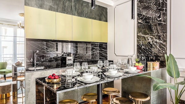 Appartement, vue ville | Cuisine privée