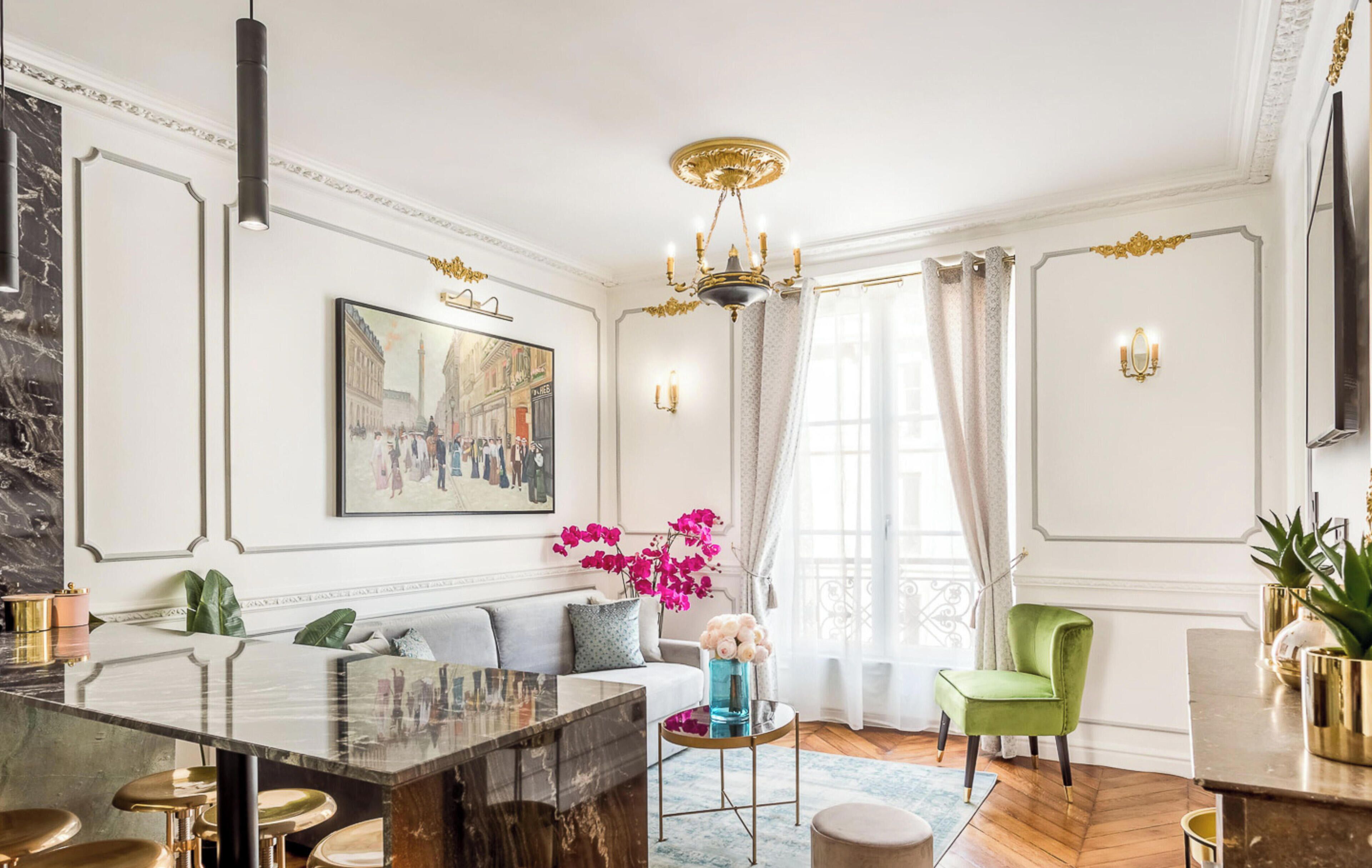 Apartment, City View | Living area | Offices