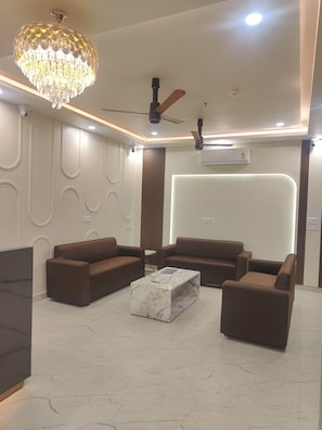 Sala de estar en el lobby