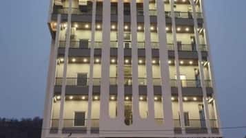 Front of property – evening/night