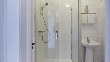 Shower, hair dryer