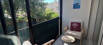 Fabulous 2-room apartment - avenue de la Méditerranée -clim- wifi- parking space