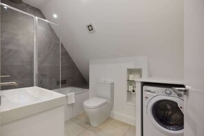 Shower, hair dryer