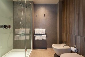 Shower, hair dryer