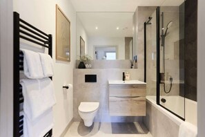 Shower, hair dryer
