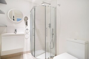 Shower, hair dryer