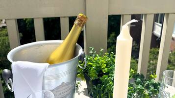 Deluxe tweepersoonskamer, terras | Terras