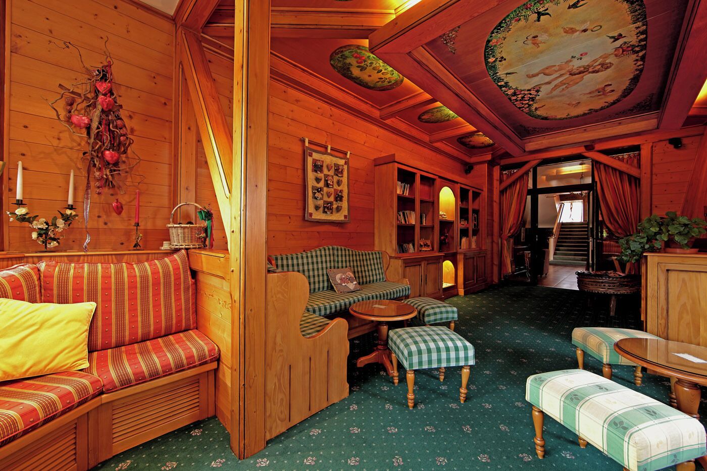 Sitteområde i lobbyen