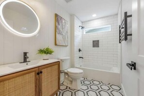 Towels, soap, toilet paper