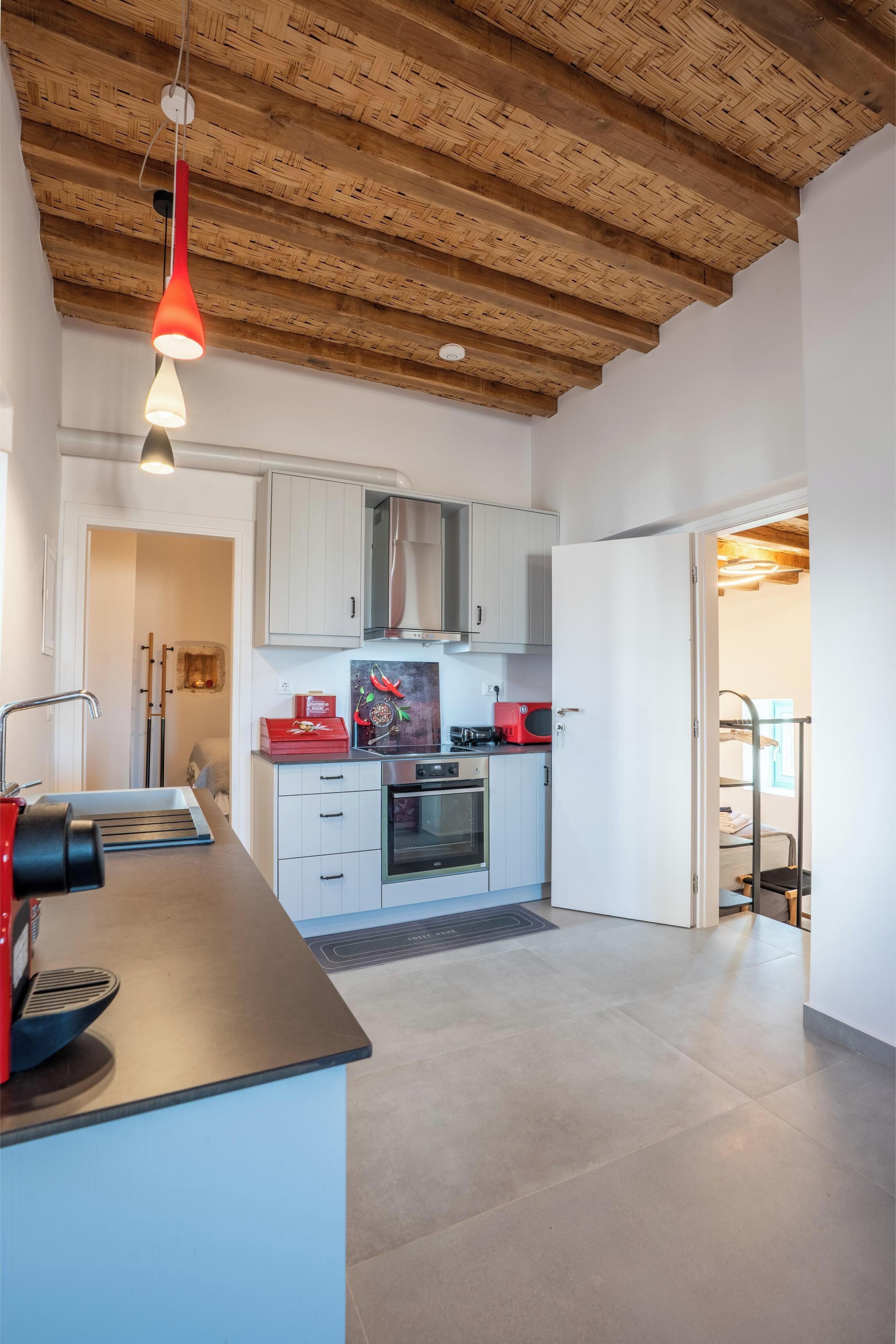 Deluxe Apartment, Balcony, Sea View | Living area