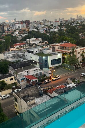 Room, 1 Bedroom, Accessible, Balcony | Pool | Indoor pool - Room-apartment With Pool two Minutes fro (Santo Domingo)