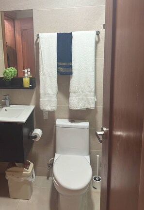 Habitació, 1 dormitori, accessible, balcó | Bany