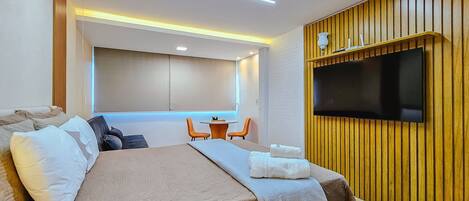 Appartement Club | Espace de travail pour ordinateurs portables, rideaux dâobscurcissement