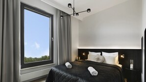 Apartemen Deluks, pemandangan pelabuhan | Wi-Fi gratis