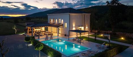 Una piscina climatizada