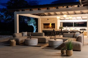 Terrace/patio - Villa Aria Relax – Your Private Oasis in Bisko Village (Bisko)