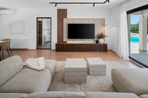 TV, video-game console, table tennis