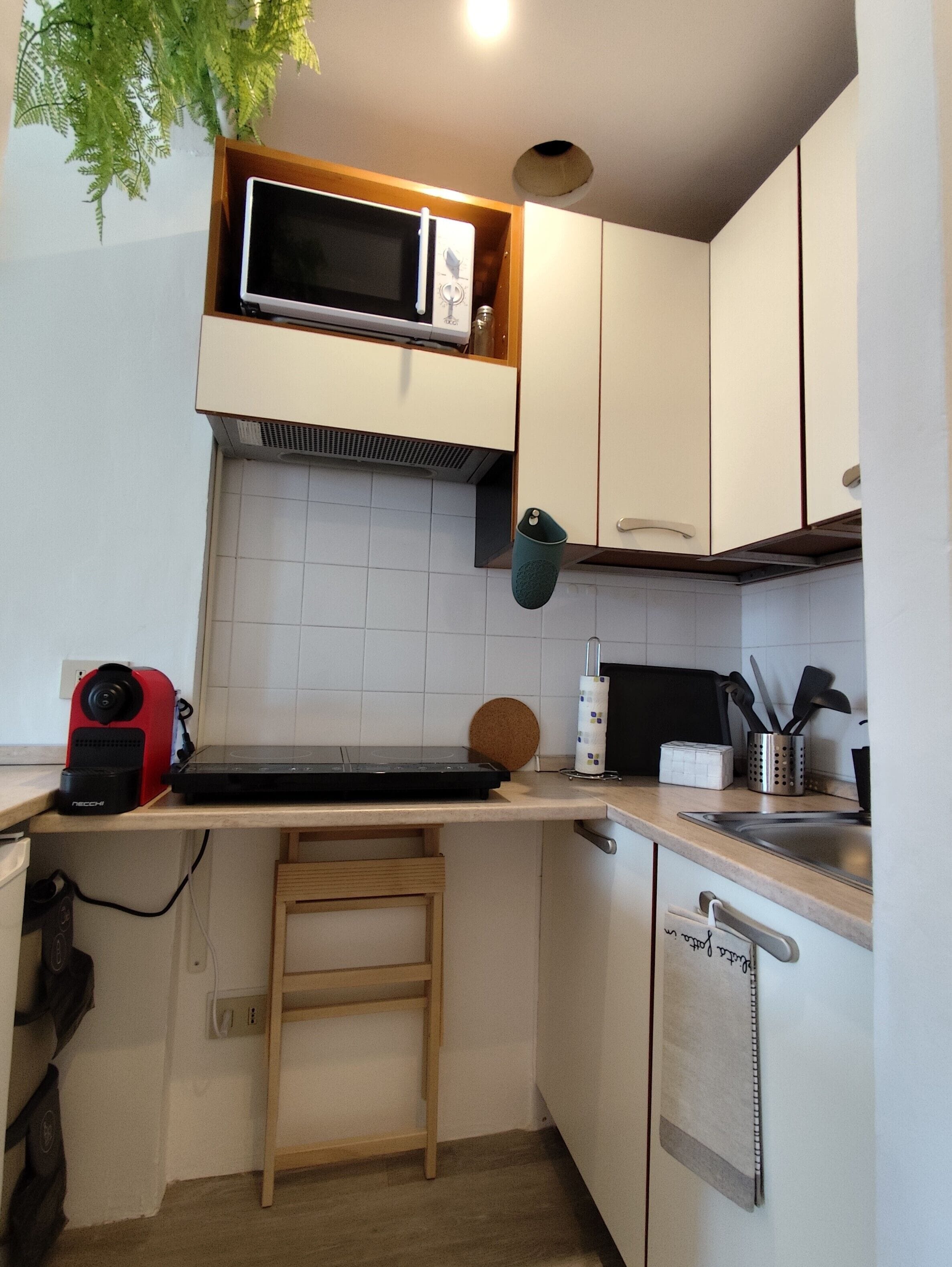 Studio, 1 Double Bed, Mountain View | Private kitchen | Espresso maker, electric kettle