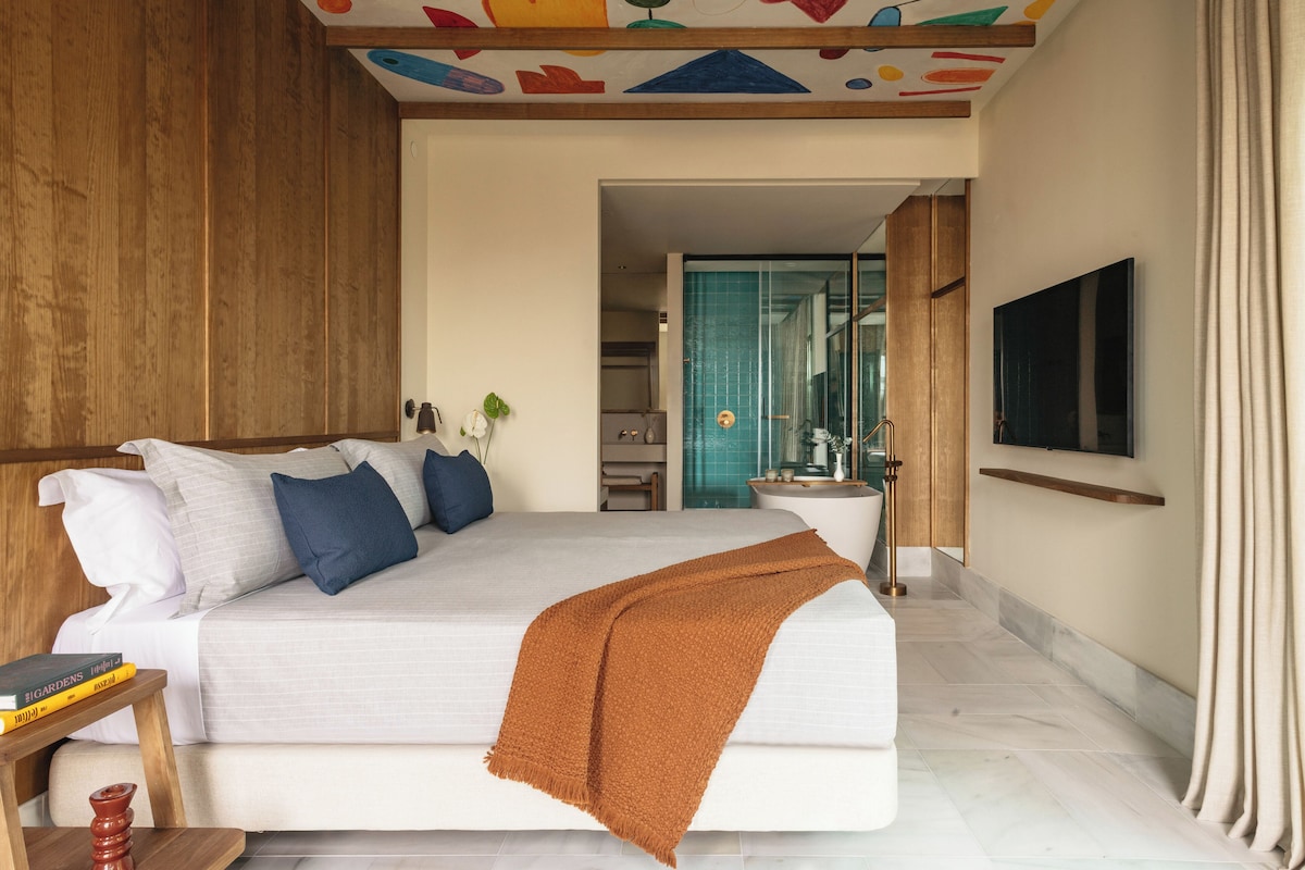 Wifi gratis y ropa de cama
