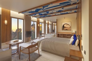 Suíte júnior (Extra ME+ | Alcazaba View) | Wi-Fi de cortesia, roupa de cama