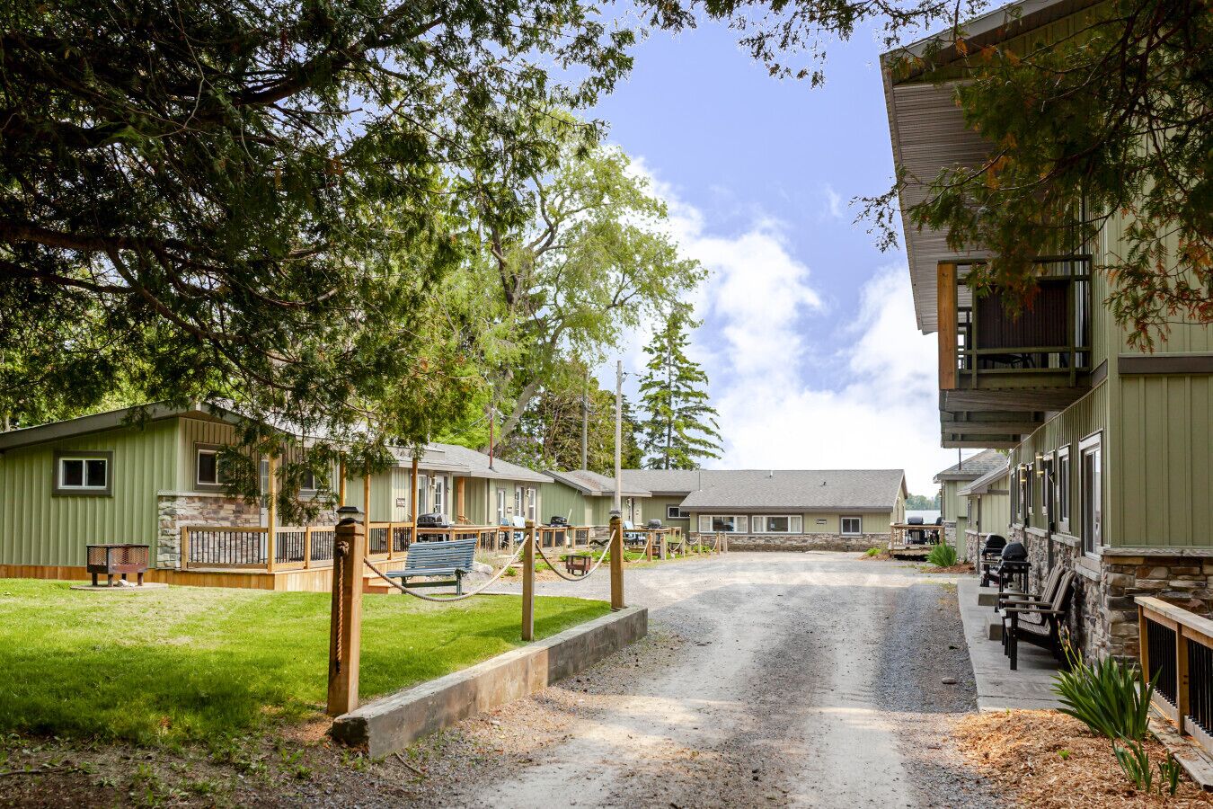 Overnattingsstedets uteområder