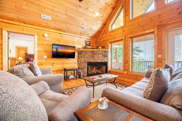 Tél�évision, cheminée