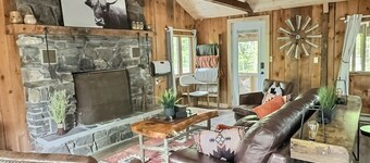 Newly Renovated 2 bedroom + LOFT cabin with WiFi at the Lake!