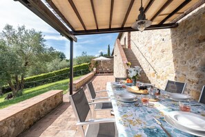Restauration en plein air