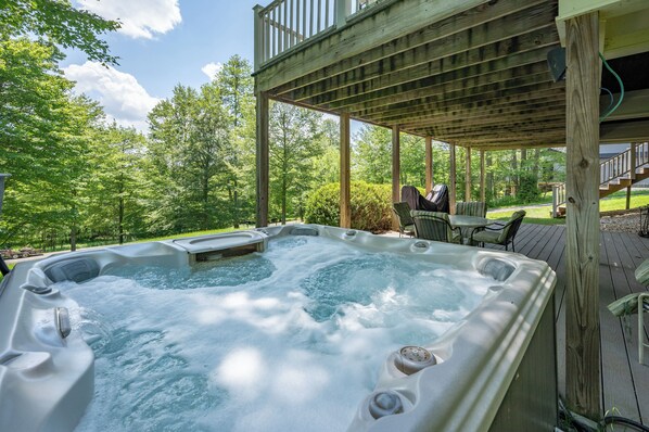 Baignoire à remous extérieure