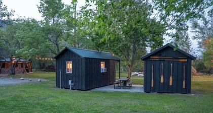 Pirates Cove | Glamping-Style Escape with Dock, Cabins & River Access