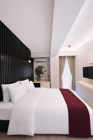 Chambre Deluxe double, balcon | Accès au Wi-Fi (inclus)