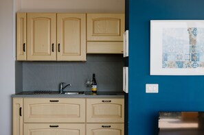 Private kitchen - Villa Da Vinci luxury panoramic apartment 4- taormina rooms collection (Taormina)