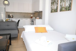 1 chambre, fer et planche à repasser, Wi-Fi, draps fournis