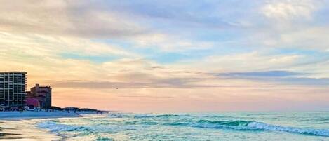 بالقرب من الشاطئ