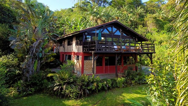 Unclassified image, 1 of 46, button - Casa Tucano Floripa | Nature stay with sea view for 11 (Florianópolis)