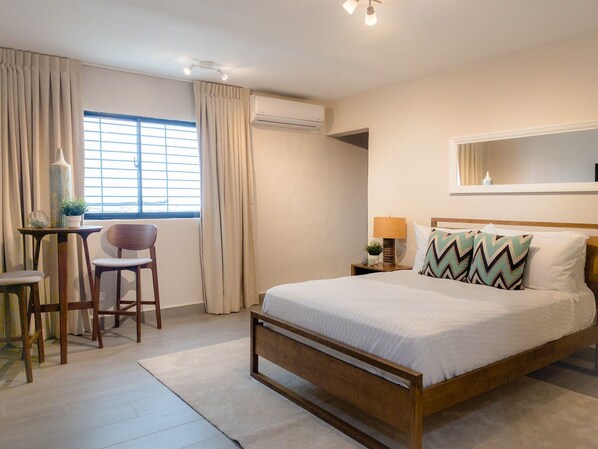 1 bedroom, iron/ironing board, Internet, bed sheets