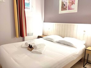 2 chambres, draps fournis